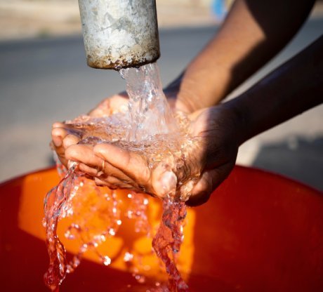 Provision of safe drinking water and sanitation